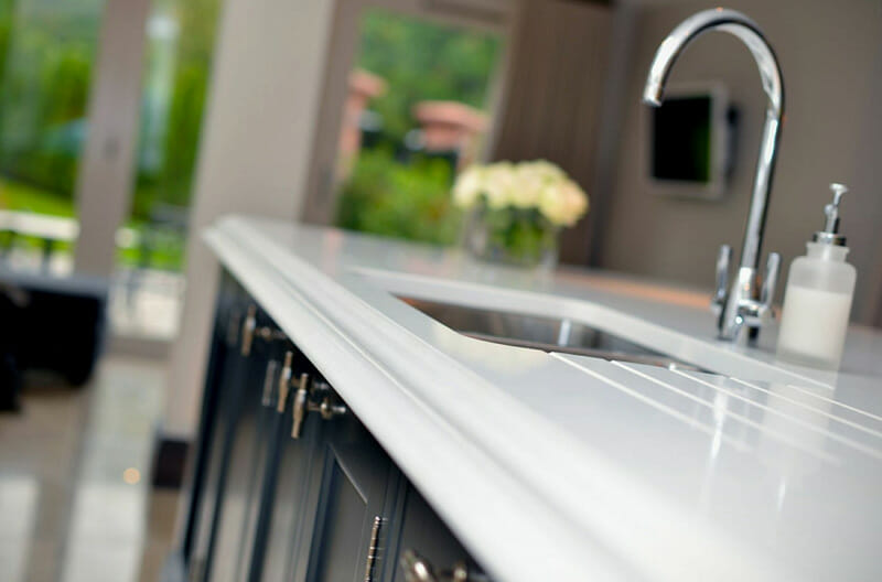 Quartz kitchen worktops