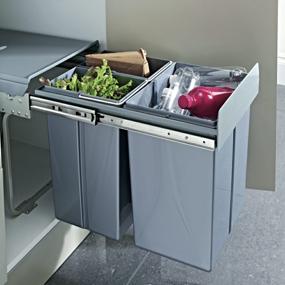 kitchen pull out bins