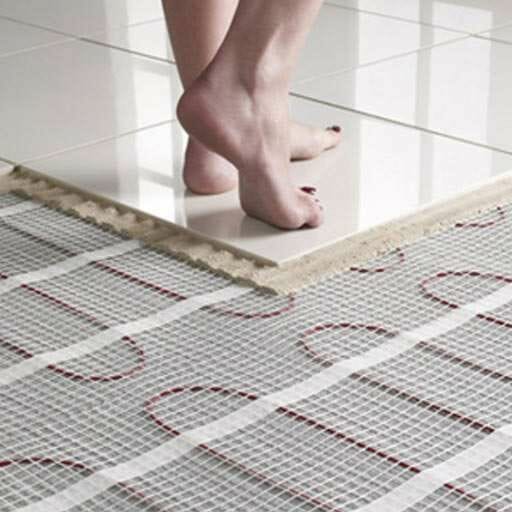 Underfloor heating for kitchens