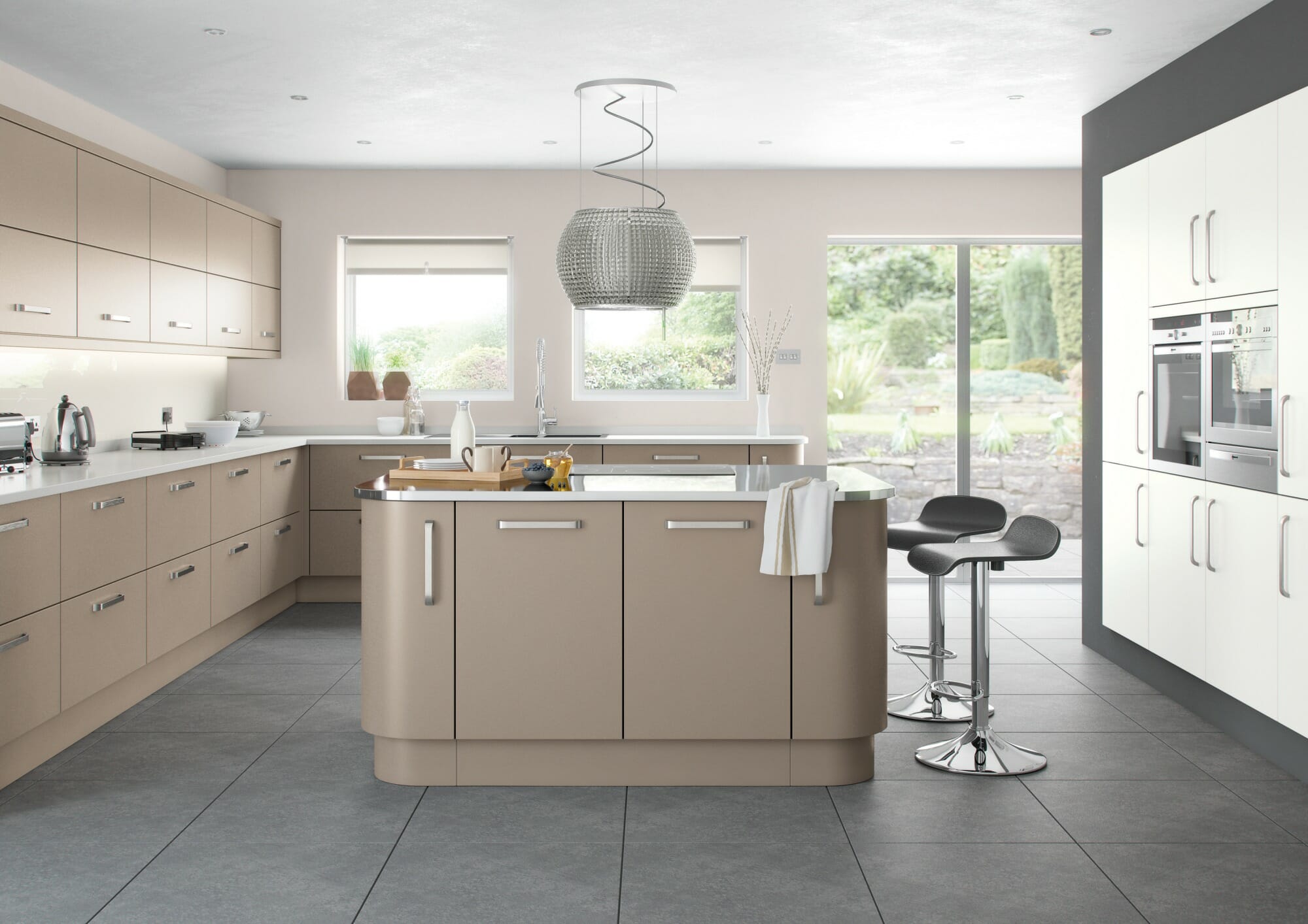 Lastra Stone Grey Kitchen
