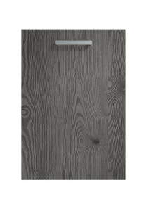 Linear Anthracite Mountain Larch Door