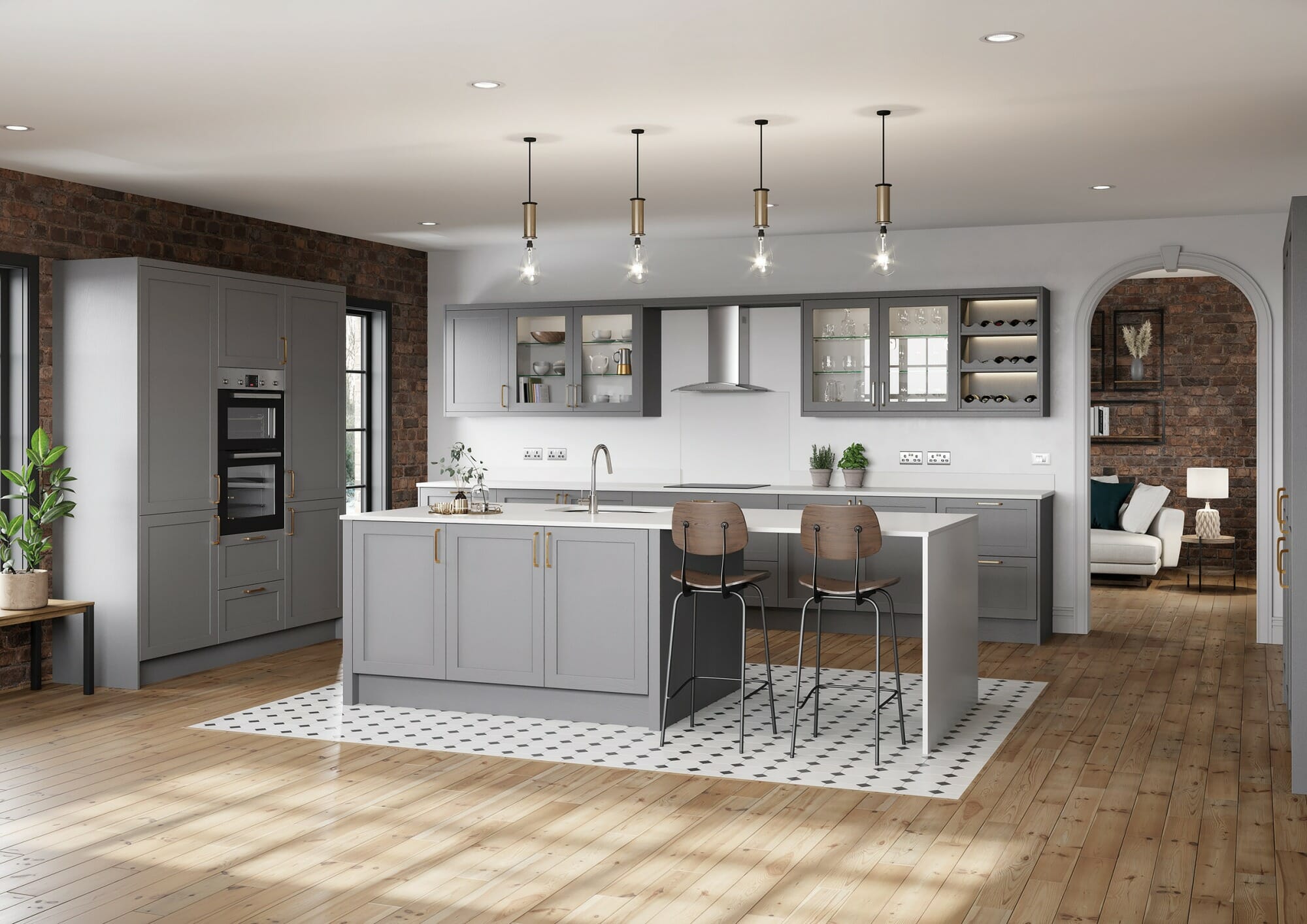 Newmarket Dust Grey Kitchen