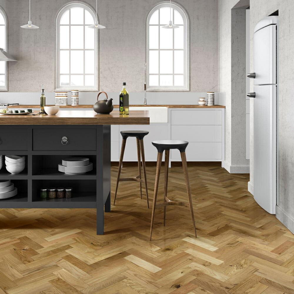Herringbone floor