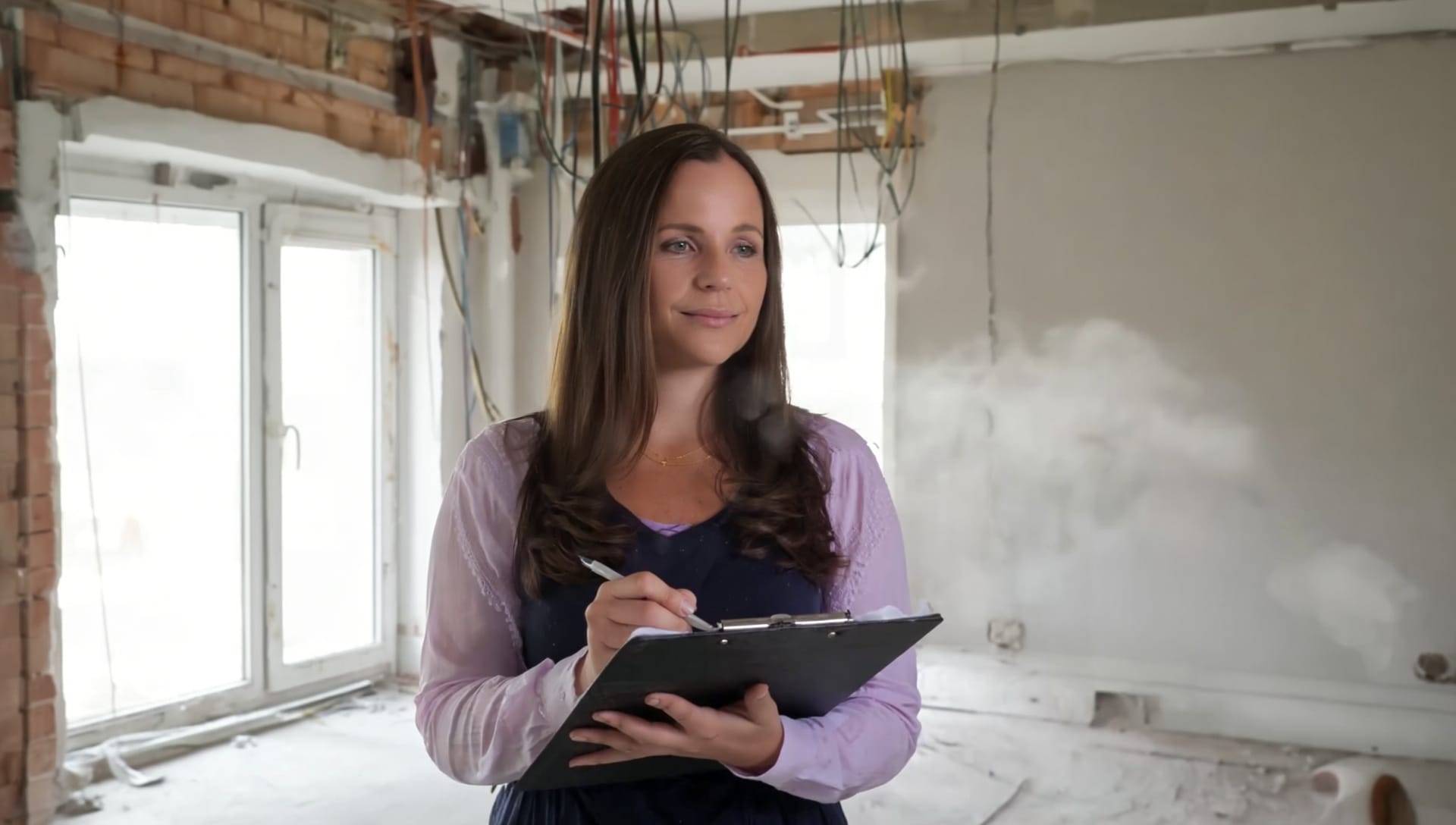 Keely project manager Keely Mastercraft project manager managing a wall knco though