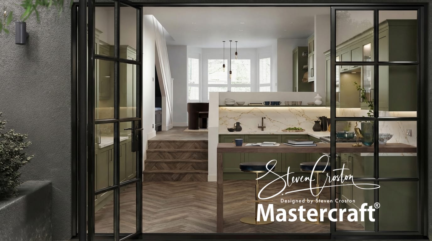 Mastercraft Shaker Kitchen in Farrow and Ball bancha