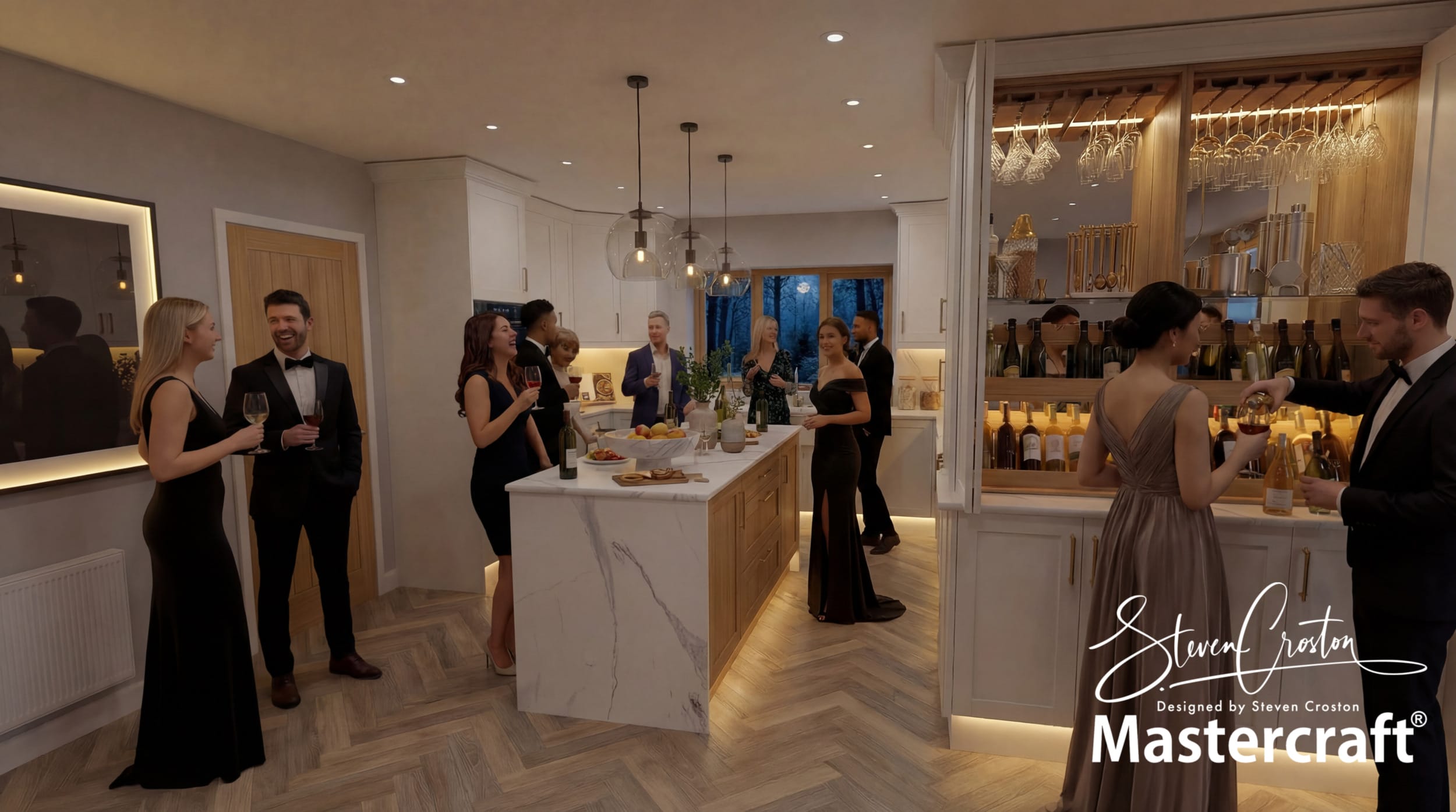 Reed Green kitchen design by Steven Croston - Mastercraft