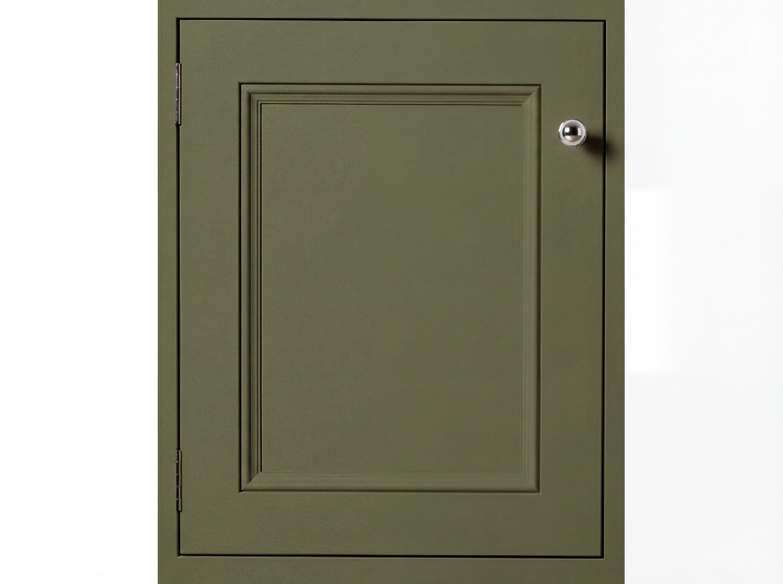 Farrow & Ball Half Pencil & Scalloped In-Frame Door in Bancha