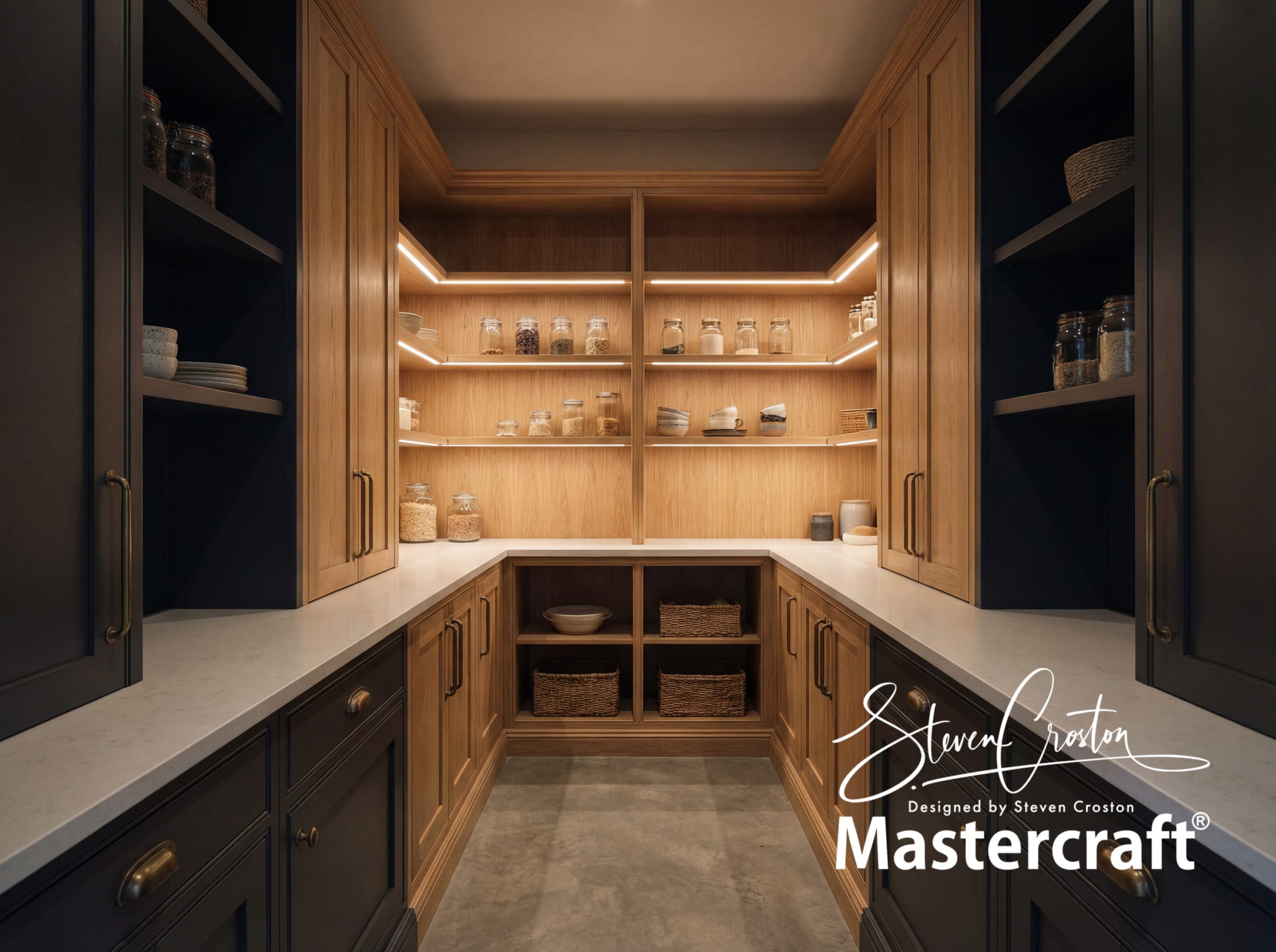 Nano_Banana_Pro_Luxury_walk_in_butler_s_pantry_interior_U_shaped_oak_lined_cabinetry_full_height_s_4 Bespoke Mastercraft kitchen cabinetry, nano banana pro luxury walk in butler s pantry interior u shaped oak lined cabinetry full height s 4, handcrafted fitted kitchen design