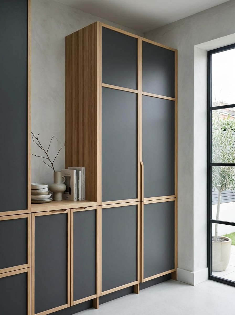 portrait2_600x800-161 Bespoke kitchen installation, full-height cabinetry and considered storage design