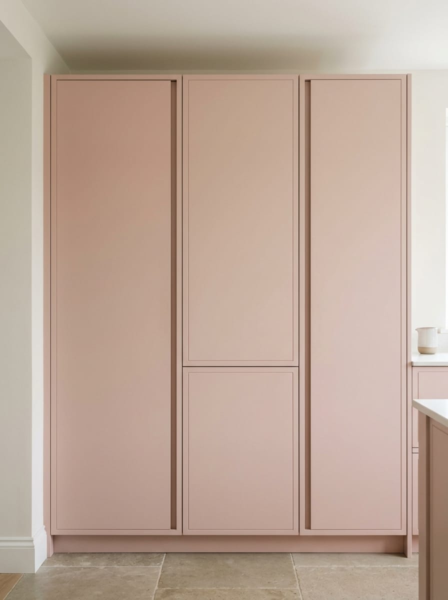 Bespoke kitchen installation, full-height cabinetry and considered storage design