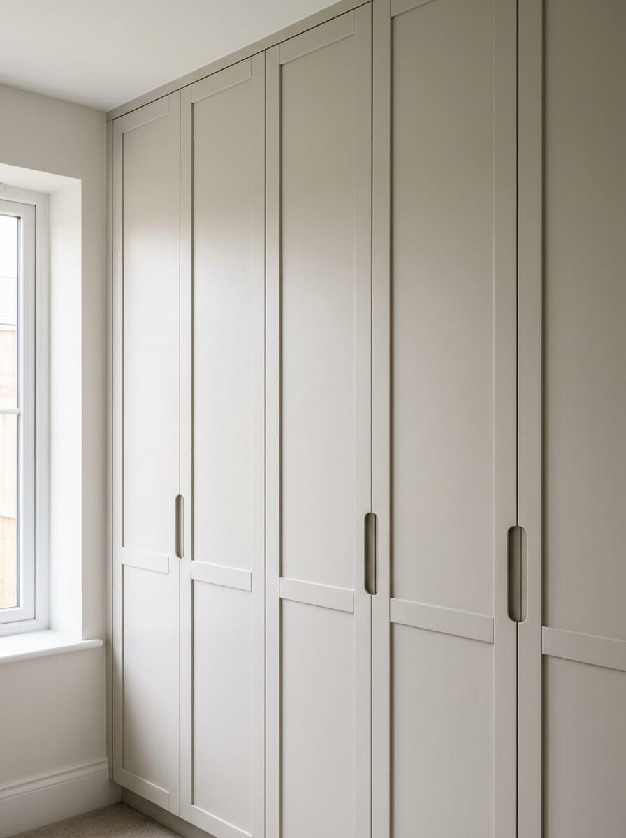 Bespoke kitchen installation, full-height cabinetry and considered storage design