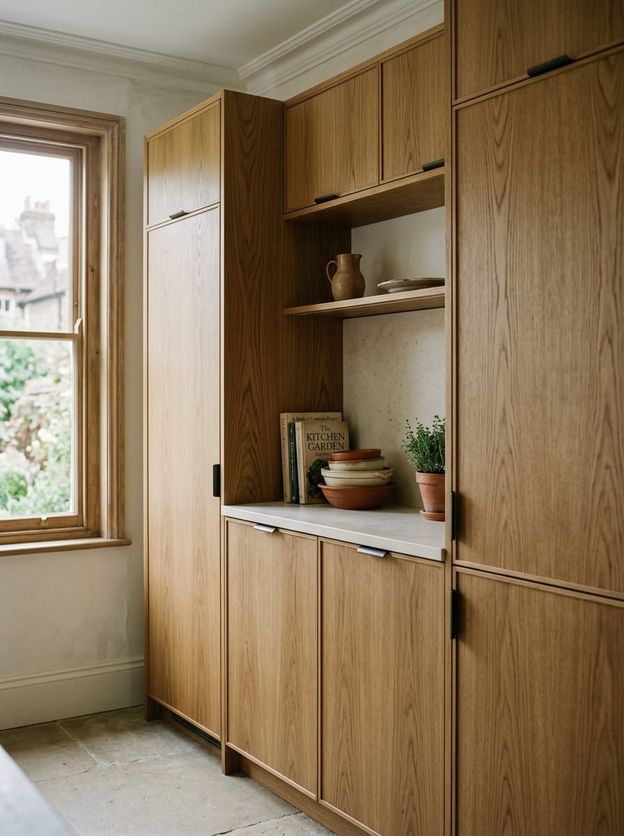 portrait2_600x800-23 Bespoke kitchen installation — full-height cabinetry and considered storage design