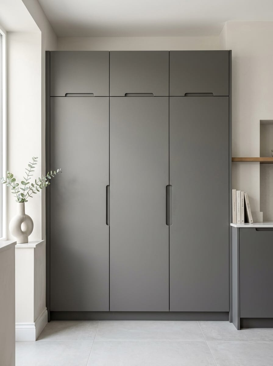 Bespoke kitchen installation, full-height cabinetry and considered storage design