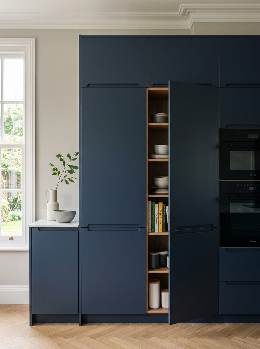 portrait2_600x800-279 Bespoke kitchen installation, full-height cabinetry and considered storage design