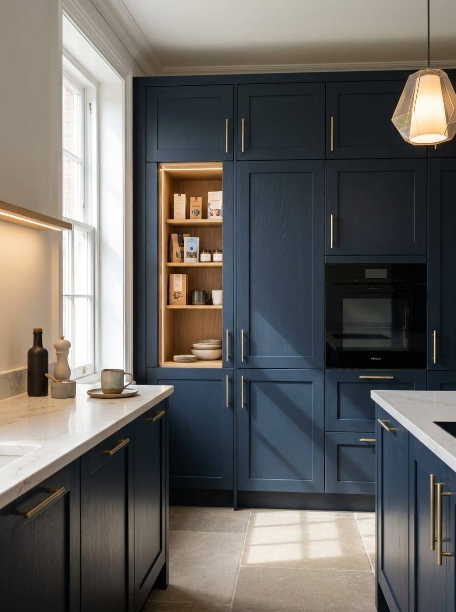 portrait2_600x800-314 Bespoke kitchen installation, full-height cabinetry and considered storage design