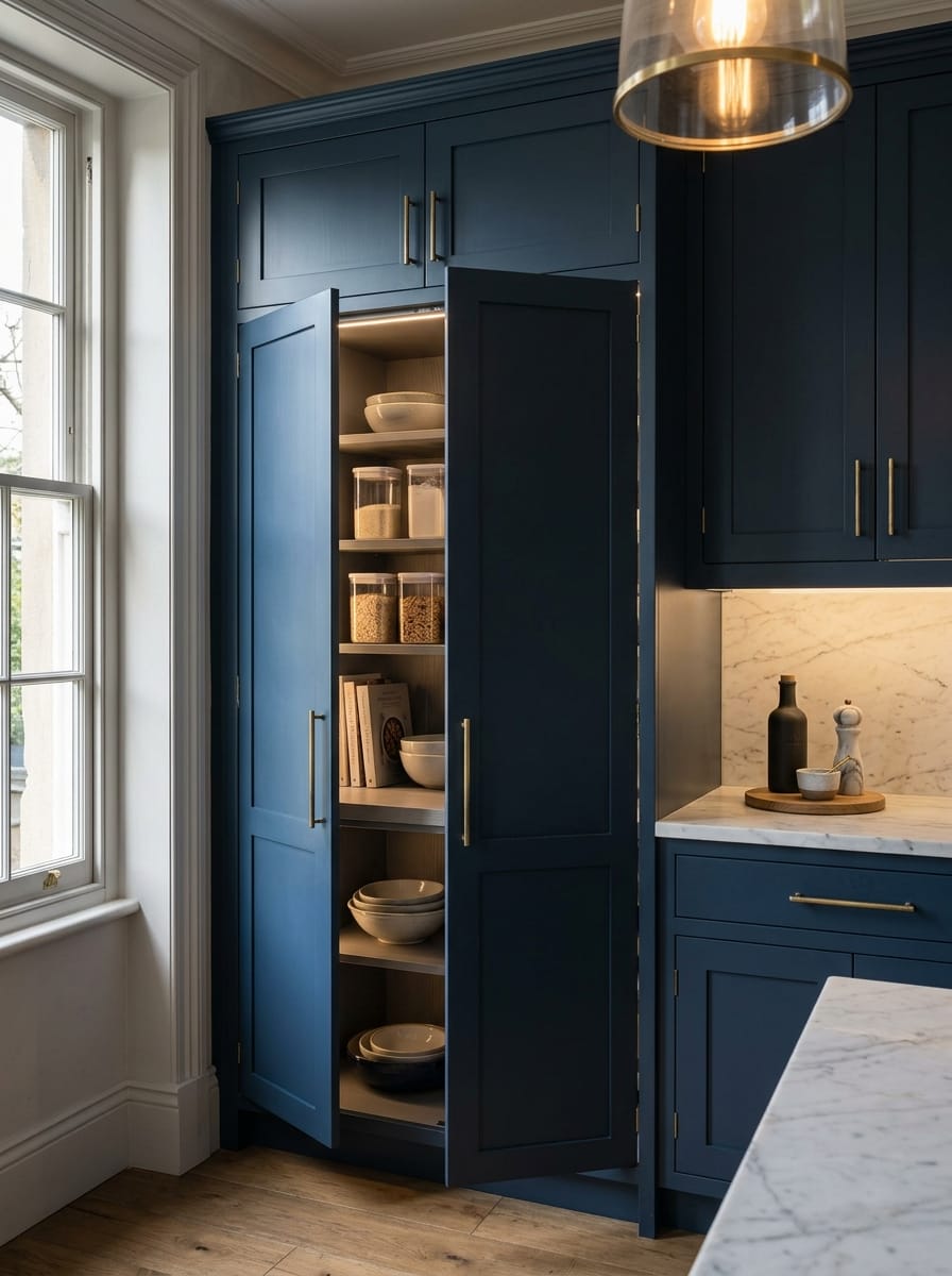 portrait2_600x800-324 Bespoke kitchen installation, full-height cabinetry and considered storage design