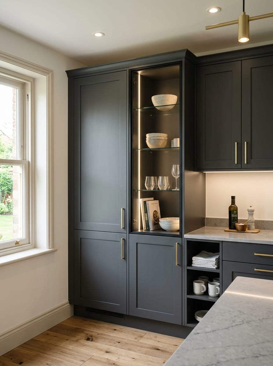 portrait2_600x800-363 Bespoke kitchen installation, full-height cabinetry and considered storage design