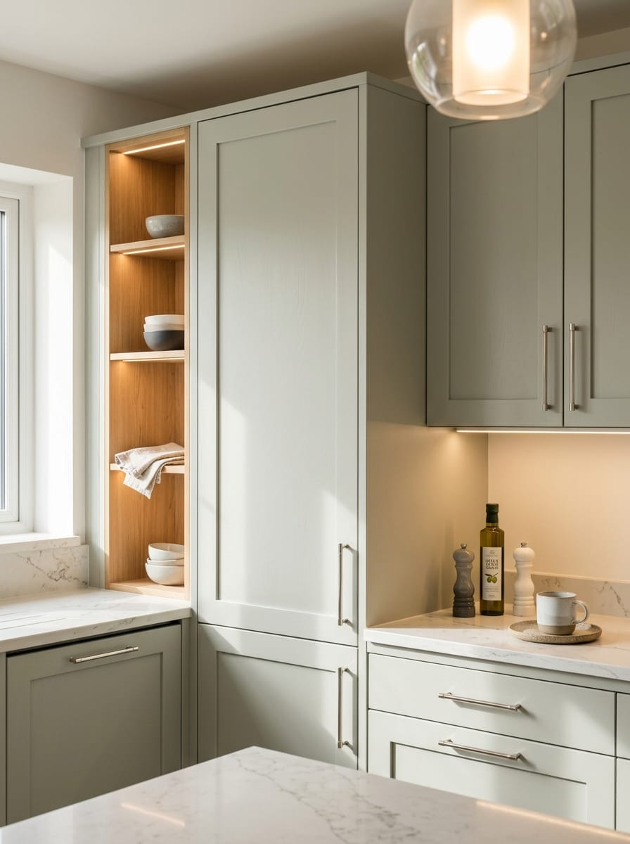 portrait2_600x800-364 Bespoke kitchen installation, full-height cabinetry and considered storage design