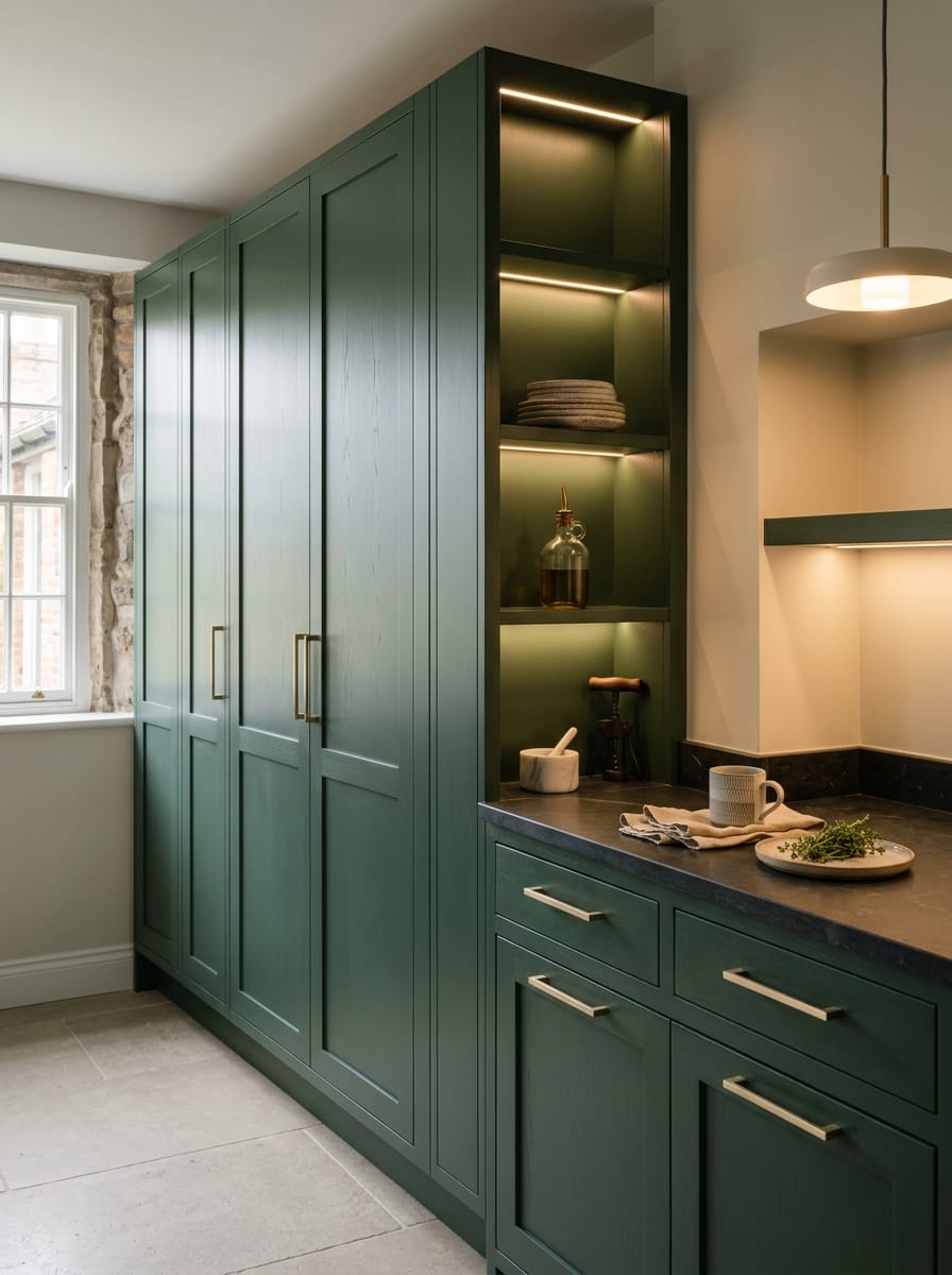 portrait2_600x800-368 Bespoke kitchen installation, full-height cabinetry and considered storage design