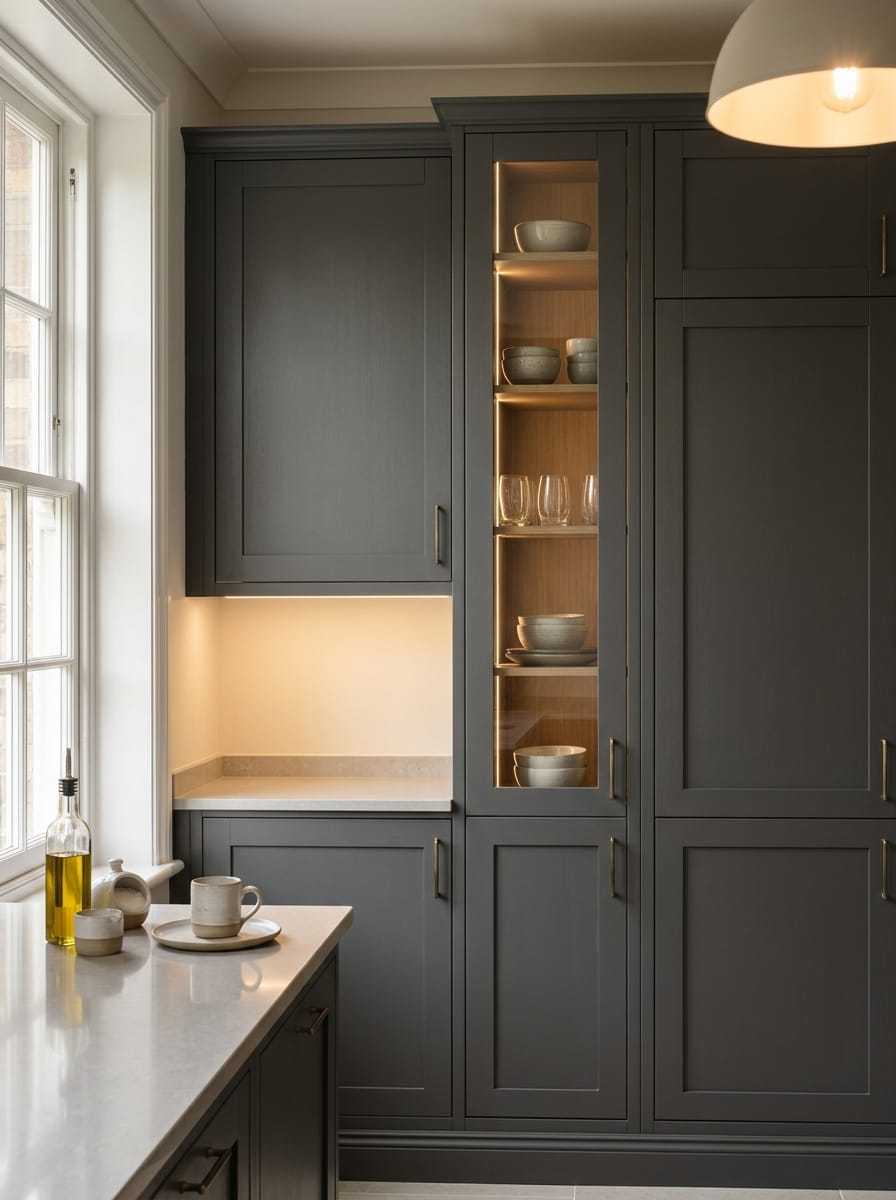 portrait2_600x800-418 Bespoke kitchen installation, full-height cabinetry and considered storage design