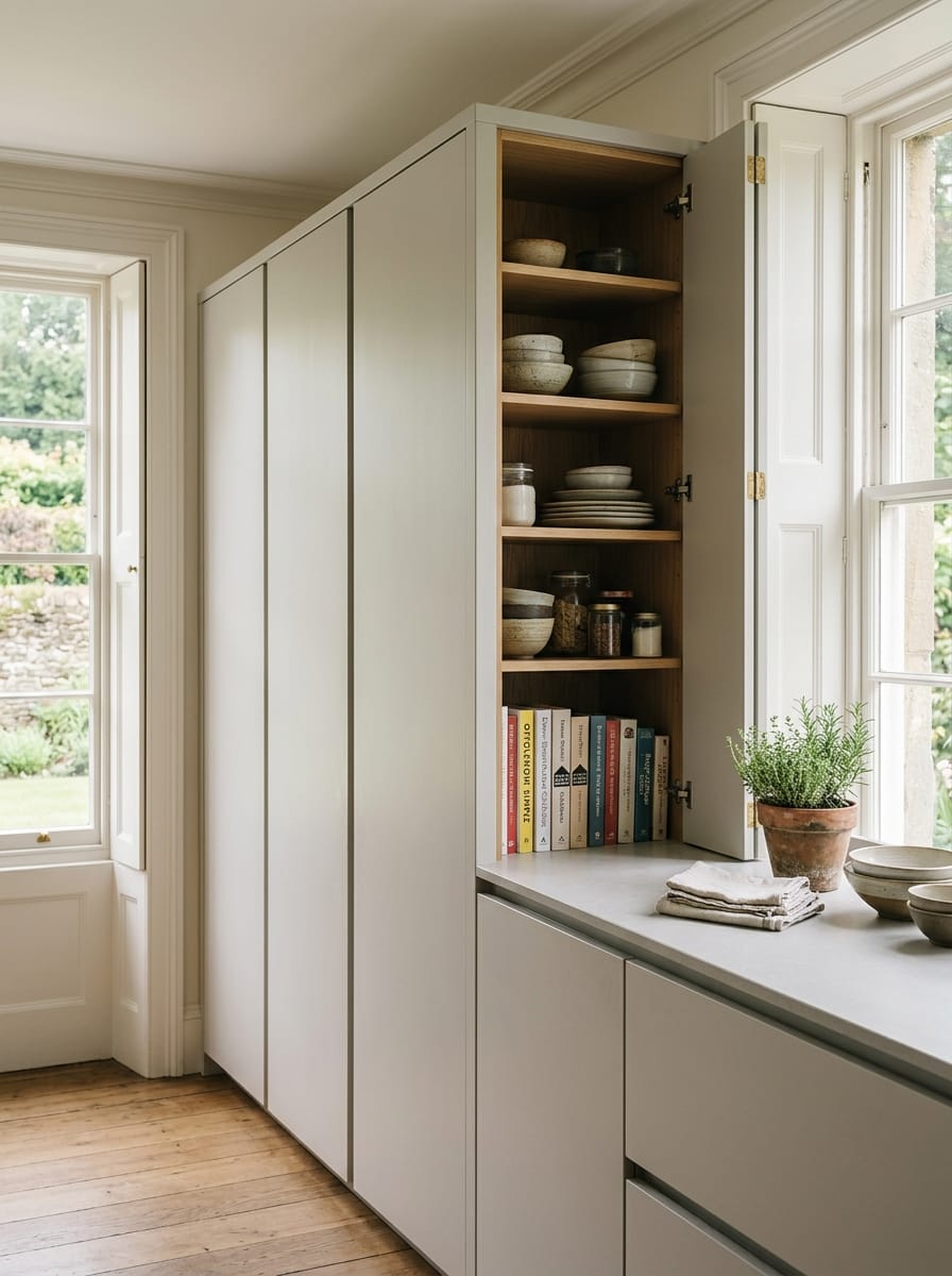 portrait2_600x800-42 Bespoke kitchen installation — full-height cabinetry and considered storage design