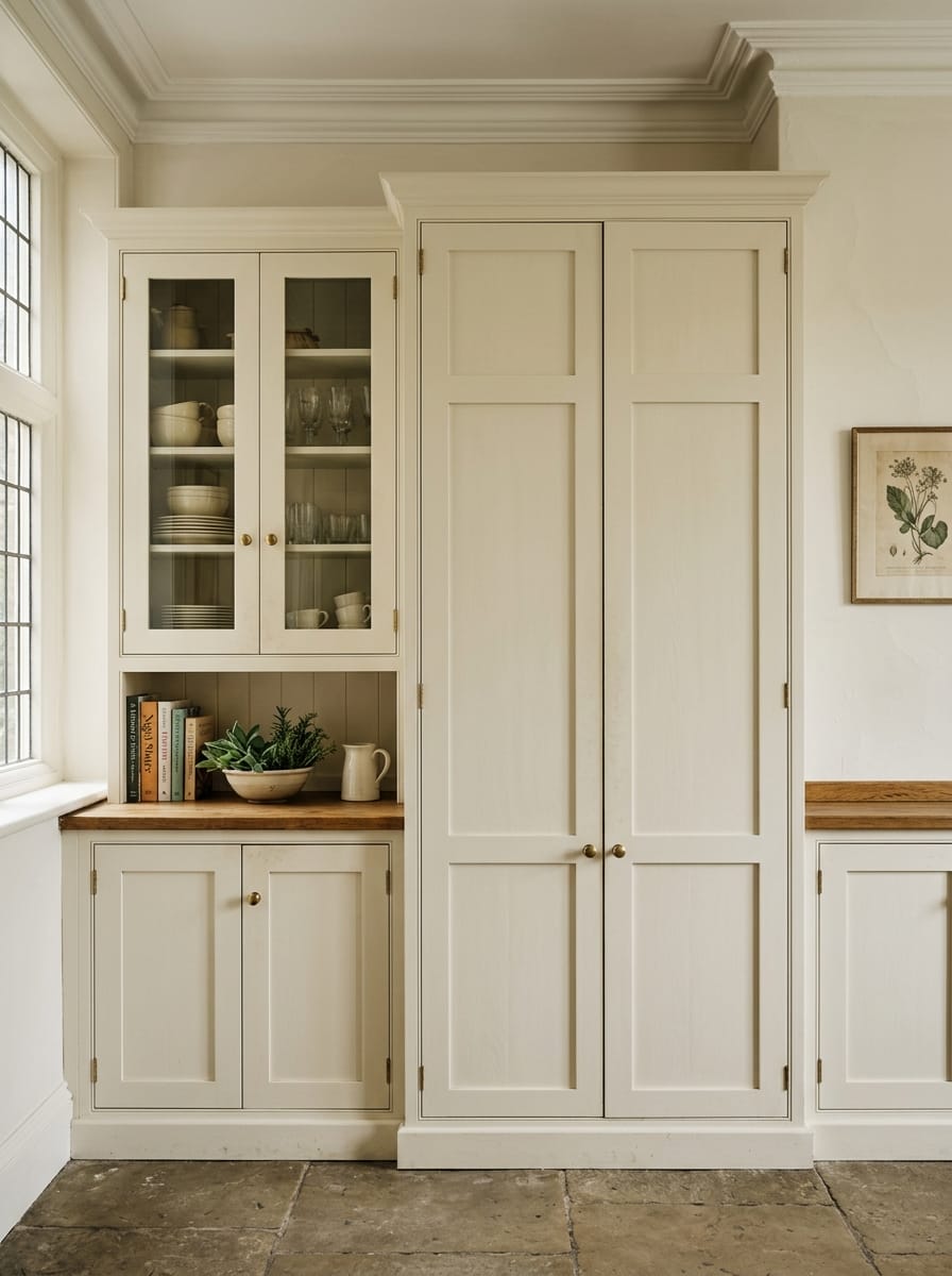 Bespoke kitchen installation in a Chester home — full-height cabinetry and considered storage design