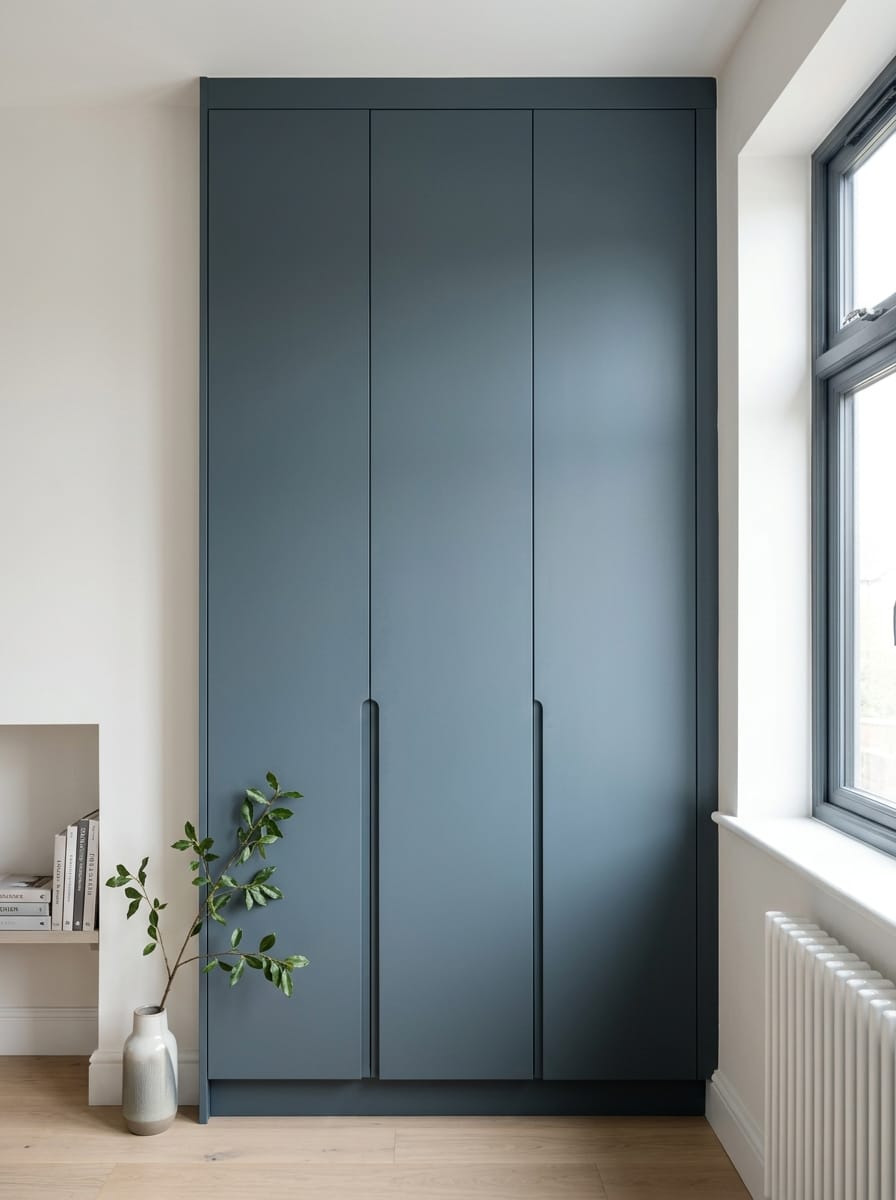 Bespoke kitchen installation, full-height cabinetry and considered storage design