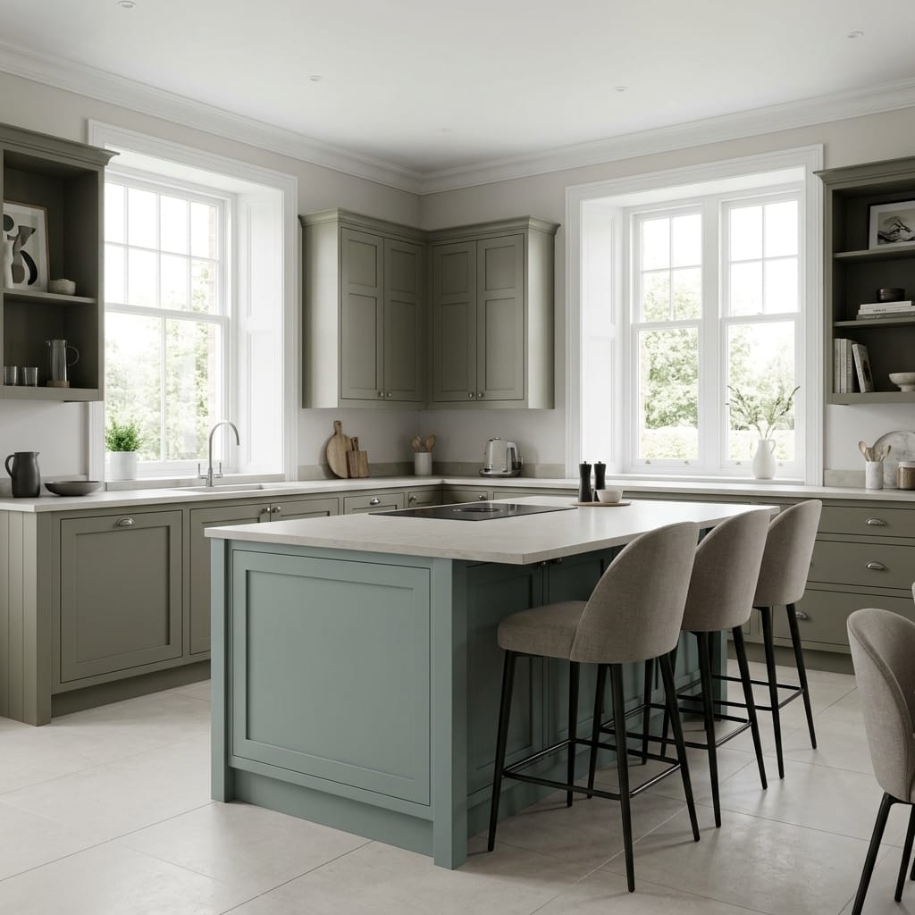 square1_800x800-231 Bespoke kitchen island detail, contemporary in-frame cabinetry with quality joinery