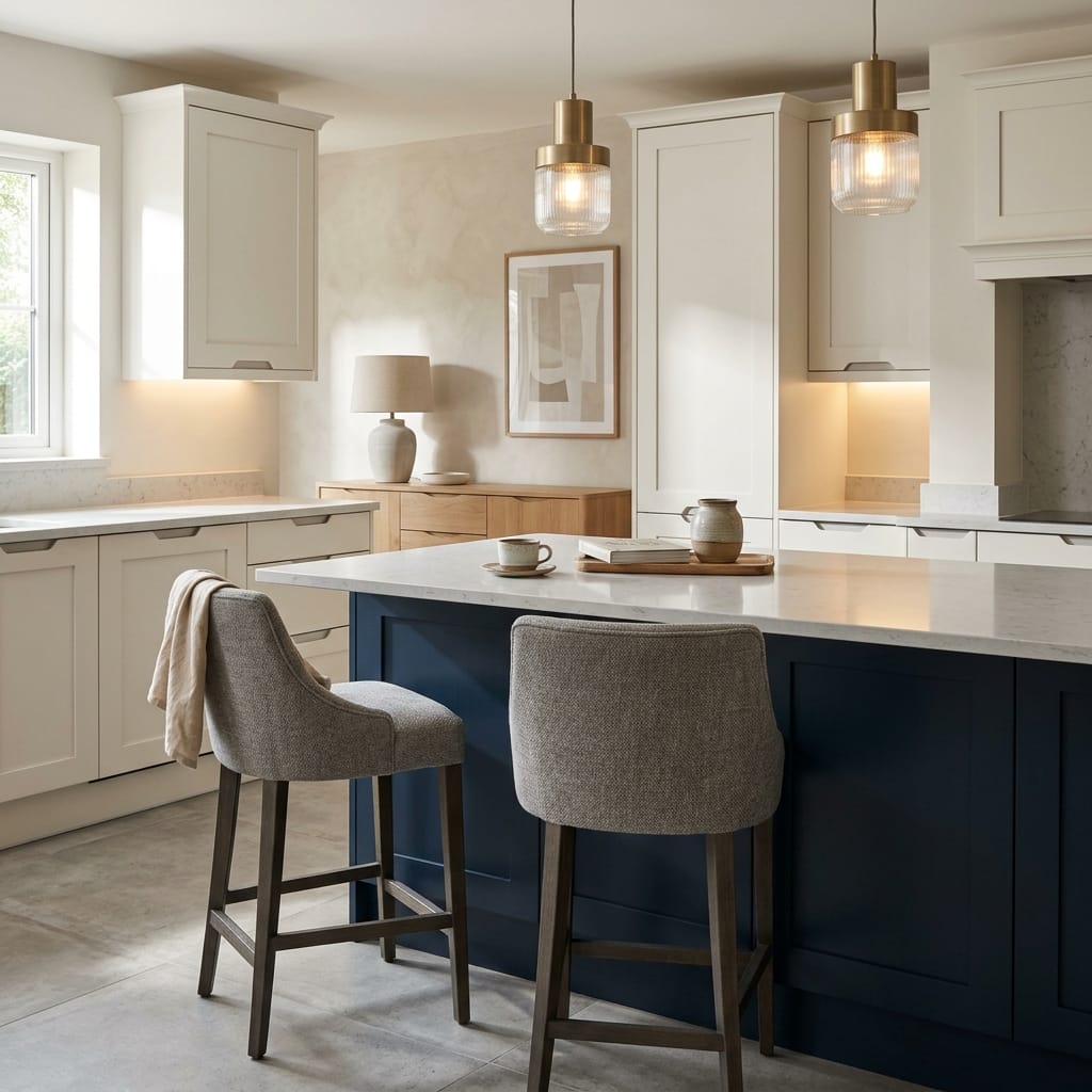 square1_800x800-378 Bespoke kitchen island detail, contemporary in-frame cabinetry with quality joinery