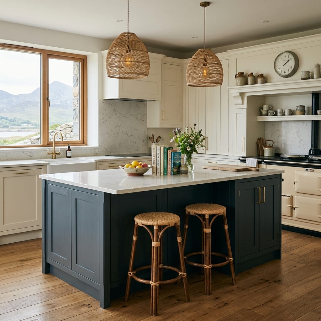 Bespoke kitchen design in a Wales home — quality cabinetry and considered layout
