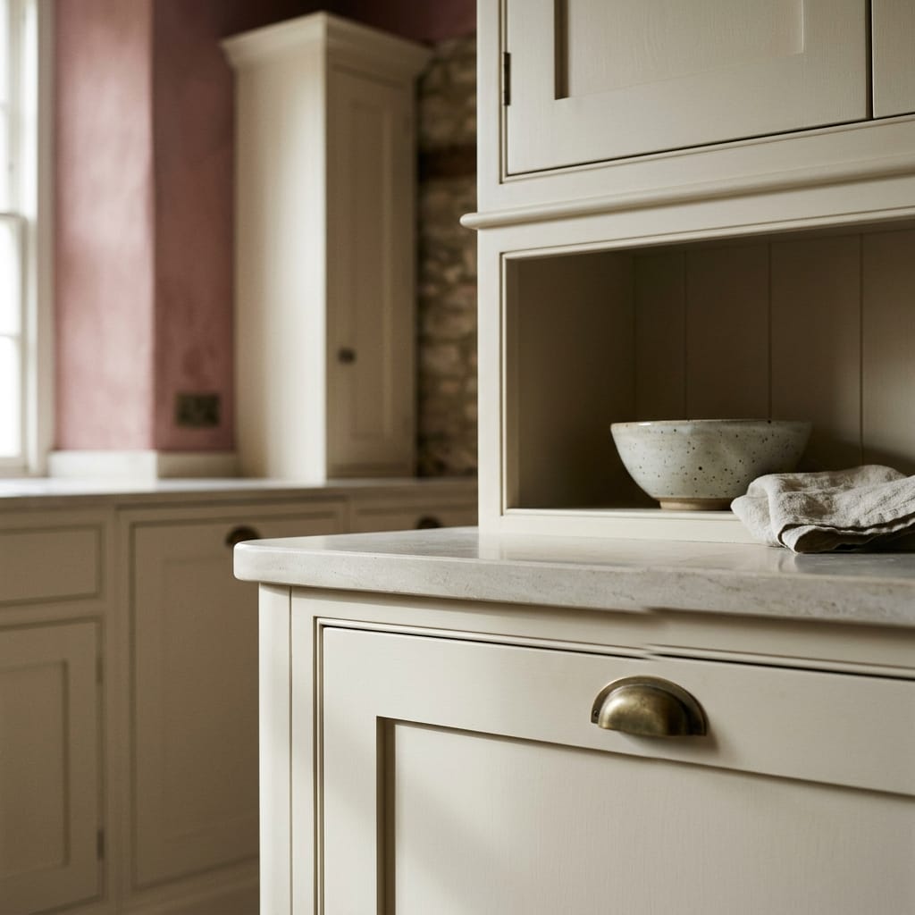 square2_800x800-19 cream shaker cupboards with brass cup handles and stone effect worktop