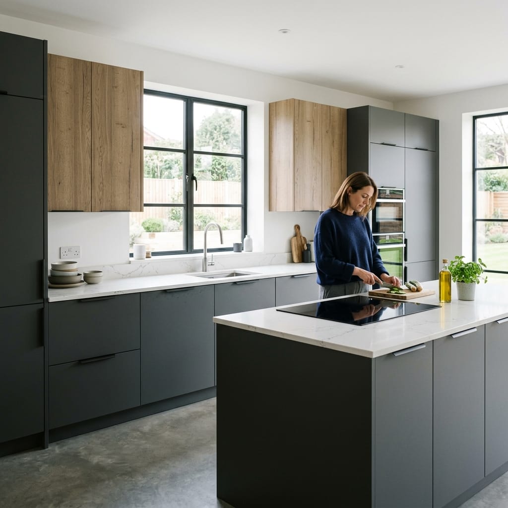 square2_800x800-203 Bespoke kitchen designed for a Denton home, quality materials and considered layout
