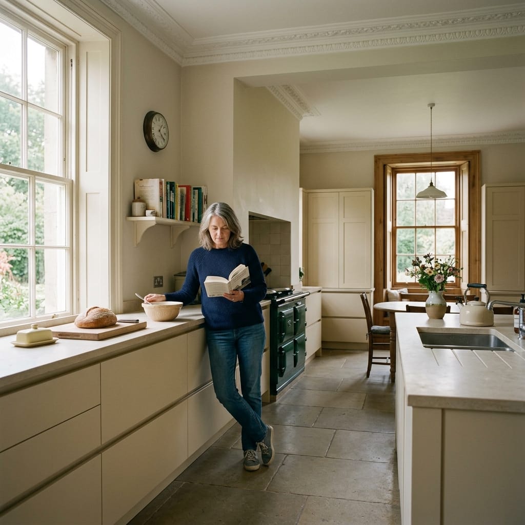 Bespoke kitchen designed for a Beverley home, quality materials and considered layout