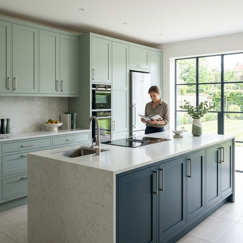 Bespoke kitchen designed for a Allerthorpe home, quality materials and considered layout
