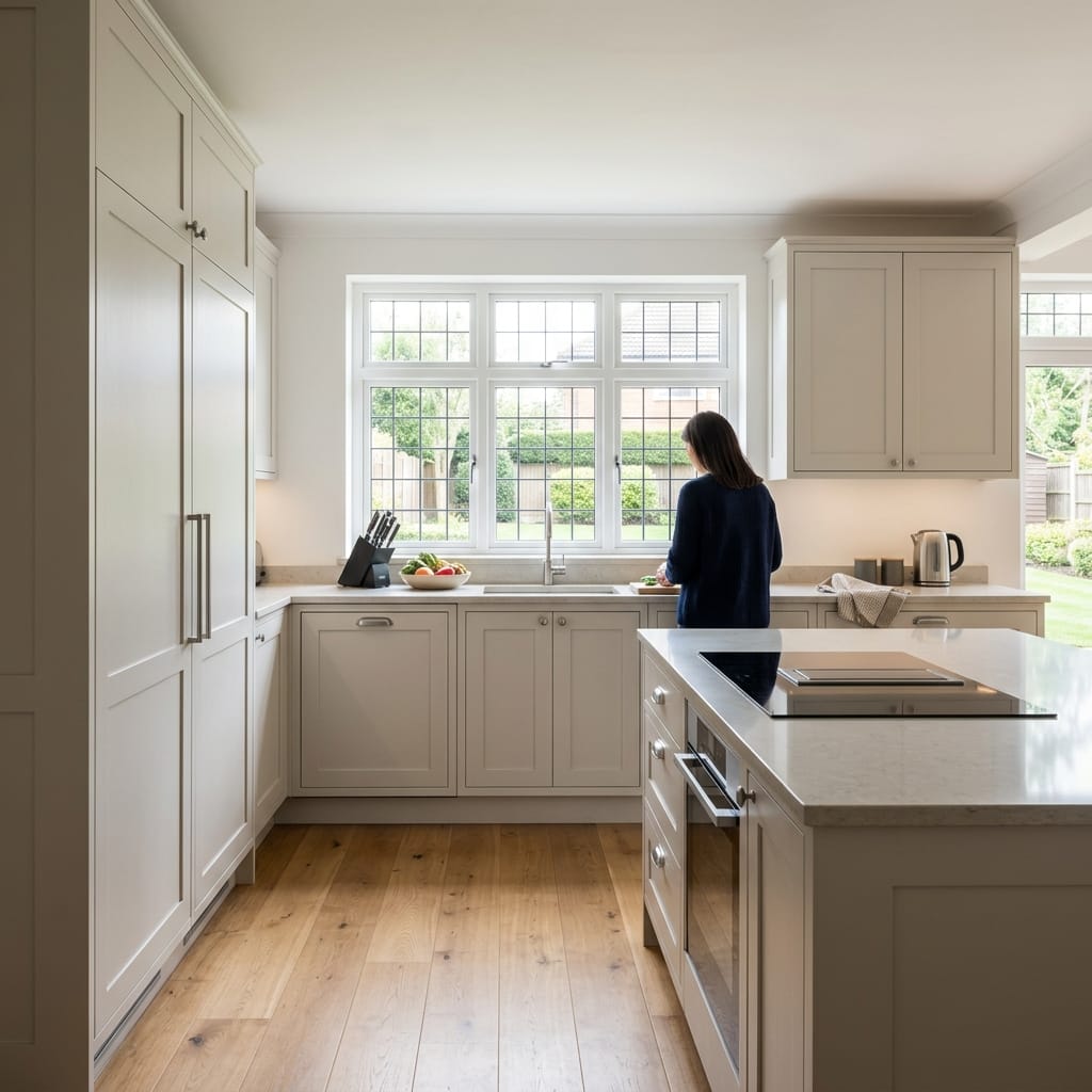 Bespoke kitchen designed for a Anlaby Common home, quality materials and considered layout