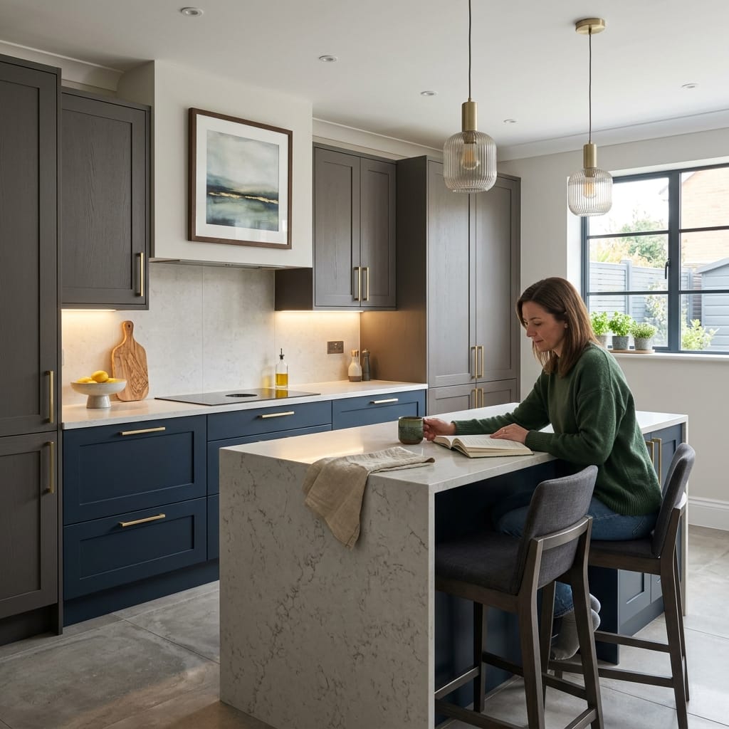 Bespoke kitchen designed for a Sutton in Ashfield home, quality materials and considered layout