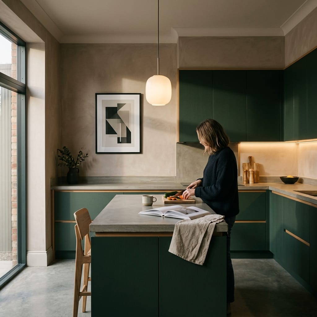 Bespoke kitchen designed for a North Hykeham home, quality materials and considered layout
