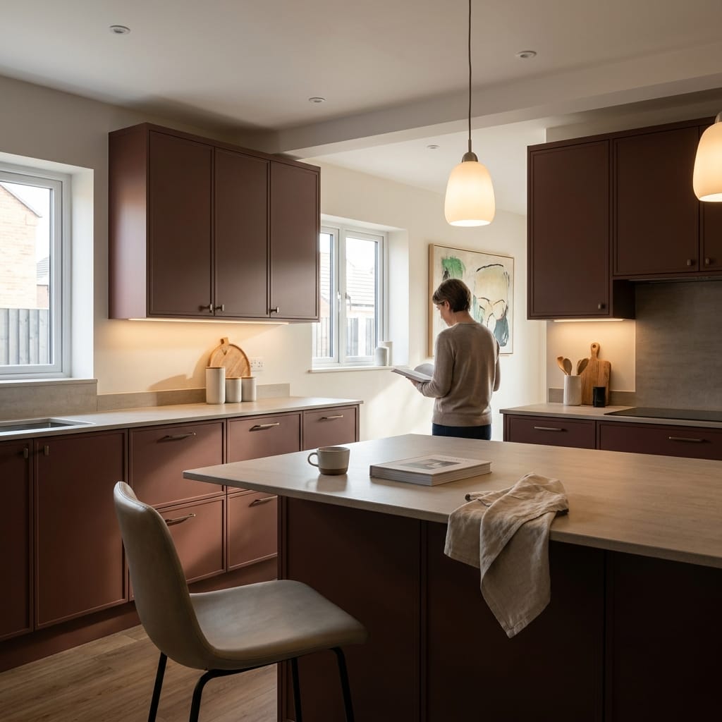 Bespoke kitchen designed for a Scunthorpe home, quality materials and considered layout
