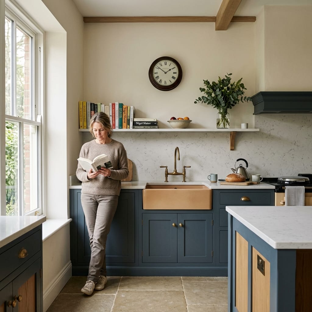 Bespoke kitchen designed for a Woking home — quality materials and considered layout