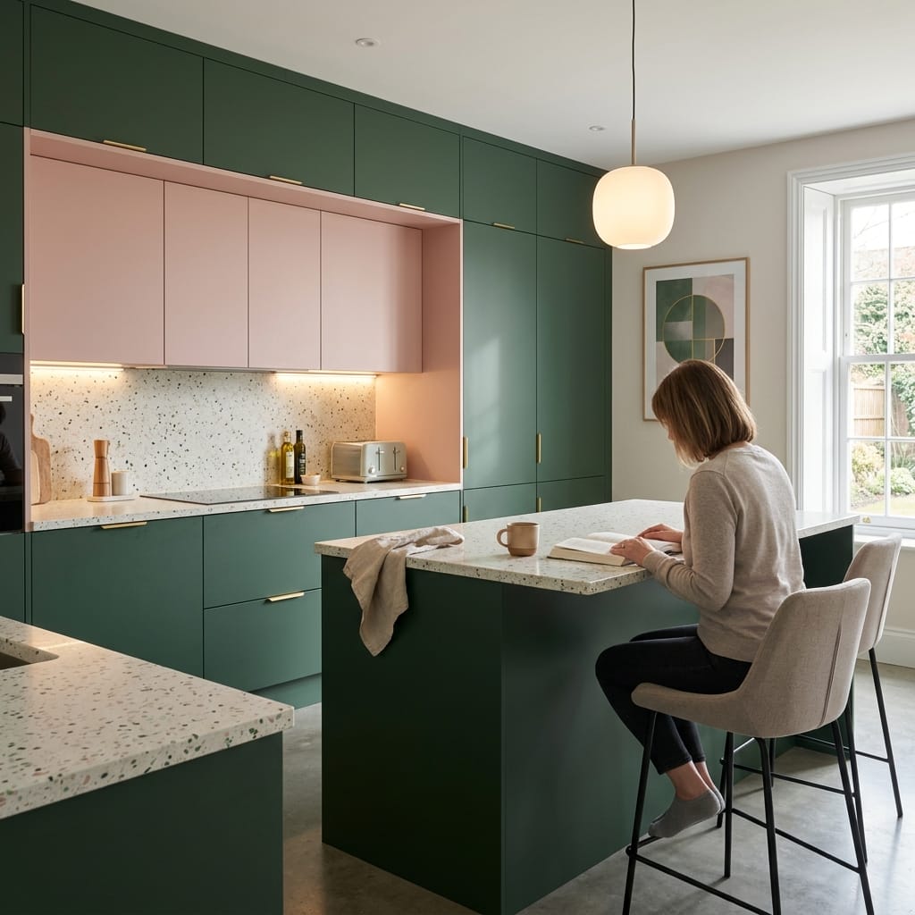Bespoke kitchen designed for a Irchester home, quality materials and considered layout