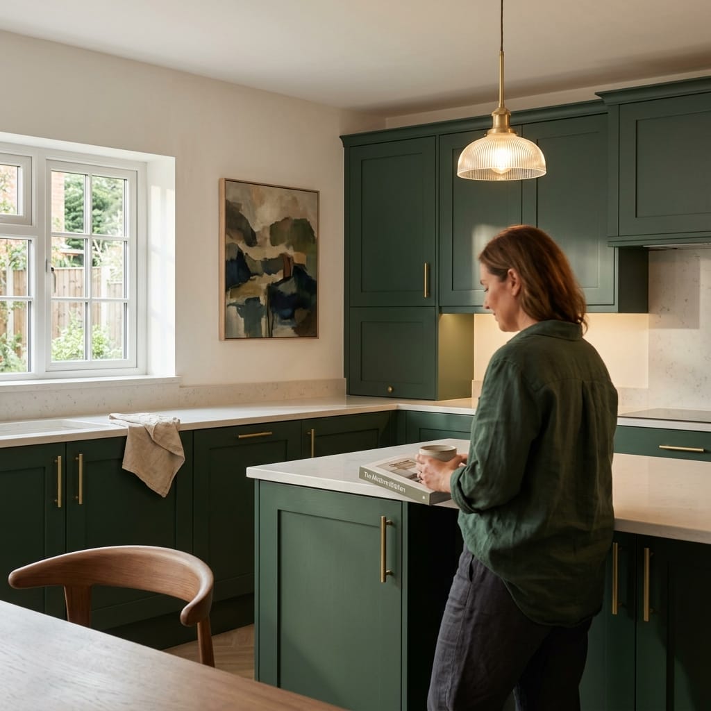 Bespoke kitchen designed for a Wellingborough home, quality materials and considered layout
