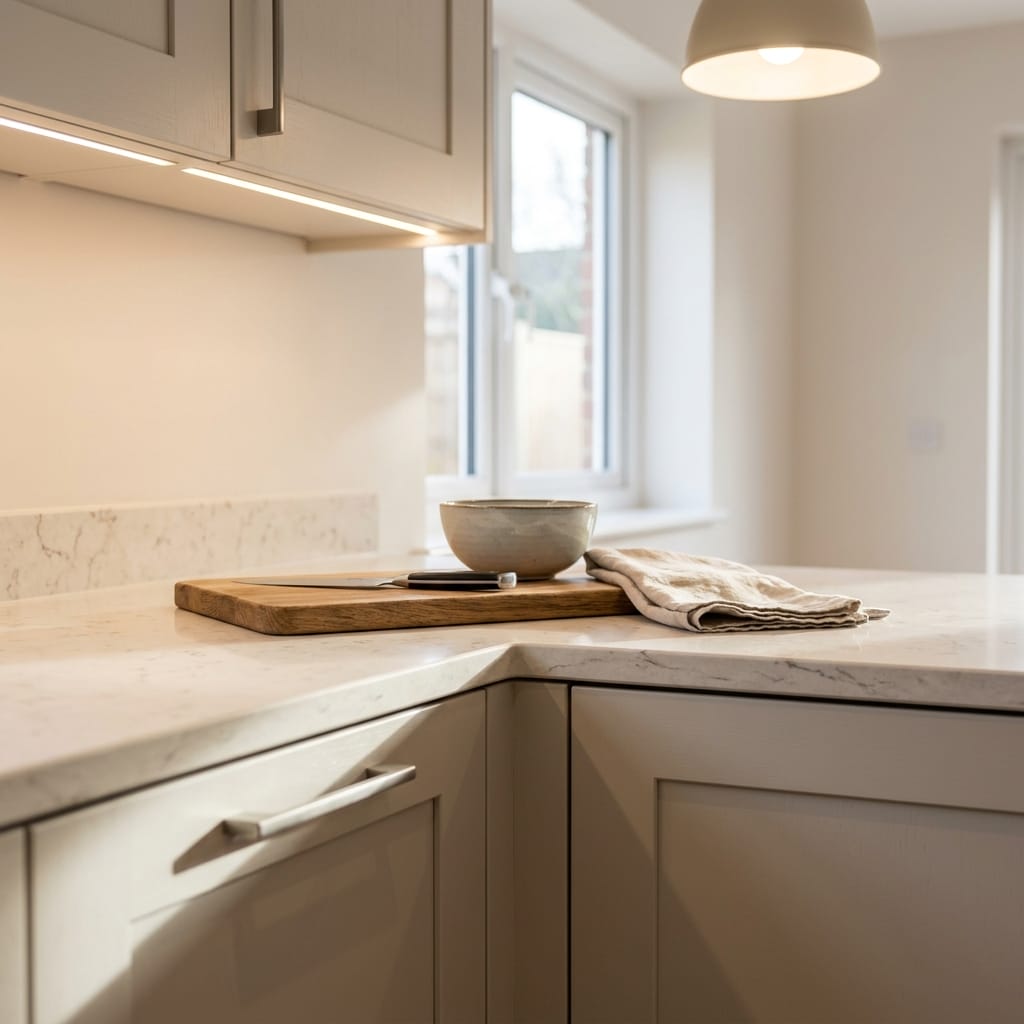 Mastercraft kitchen craftsmanship in Yorkshire, bespoke joinery and premium material quality