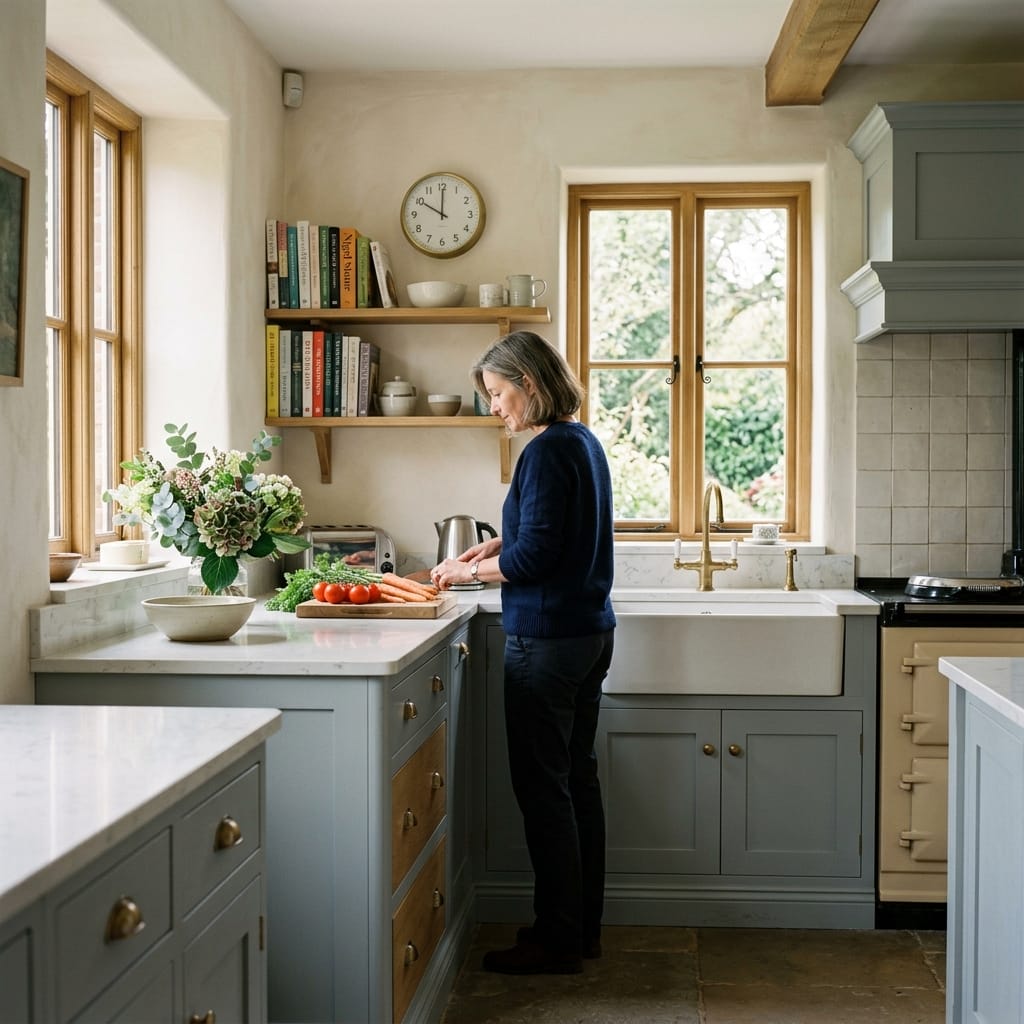 Bespoke kitchen designed for a Sevenoaks home — quality materials and considered layout