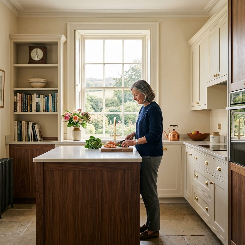 Mastercraft bespoke kitchen in Cheshire — designed, manufactured and installed by our own team