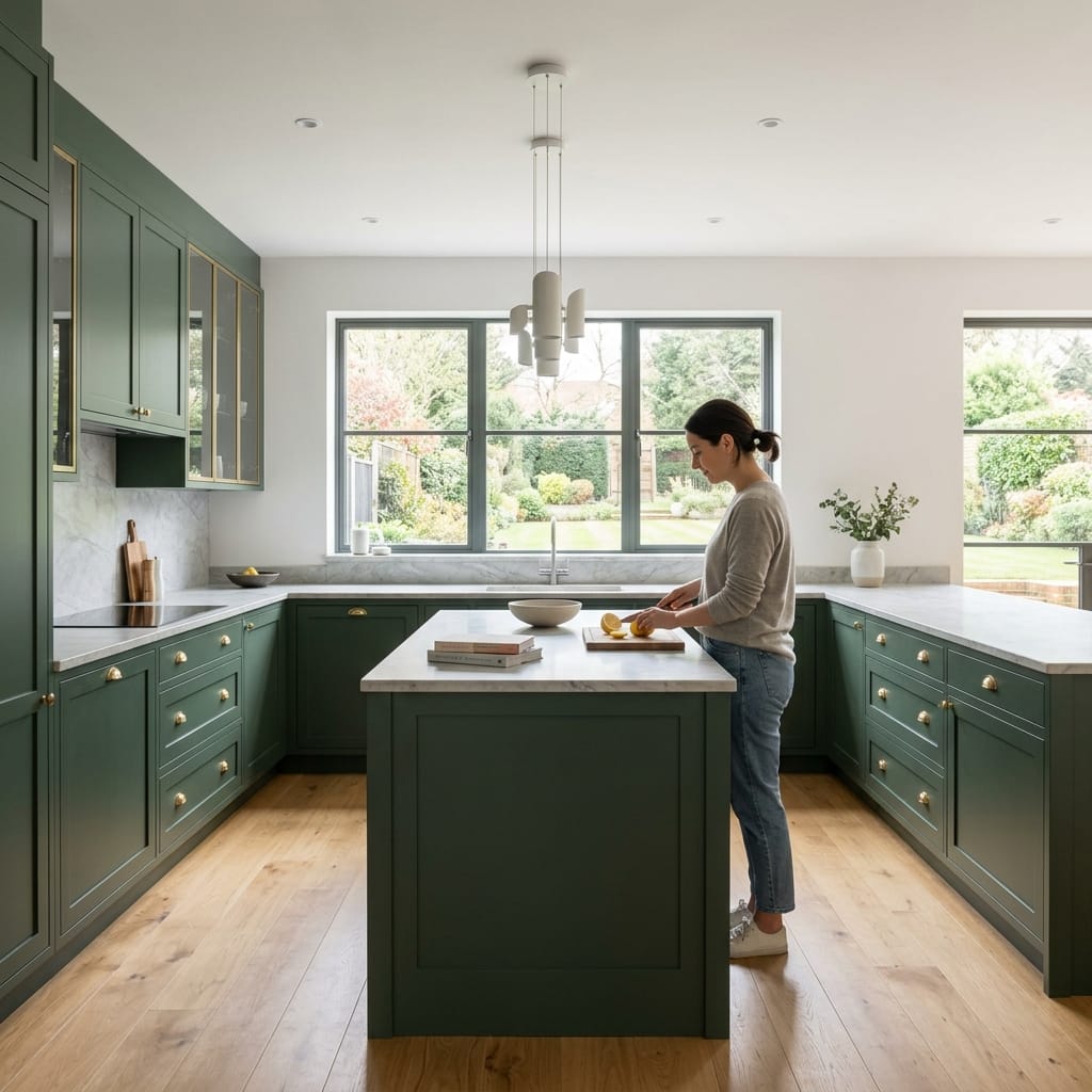 Mastercraft bespoke kitchen in Buckinghamshire, designed, manufactured and installed by our own team