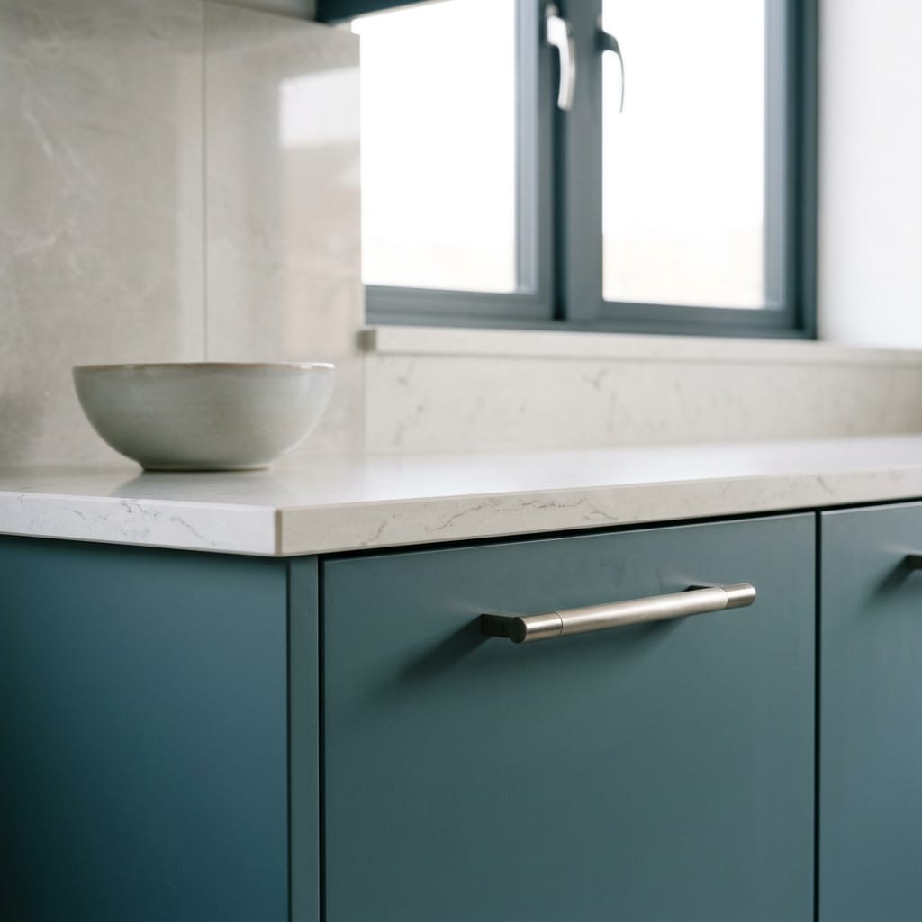 Mastercraft kitchen in Denton, bespoke design, quality craftsmanship, installed by our own team