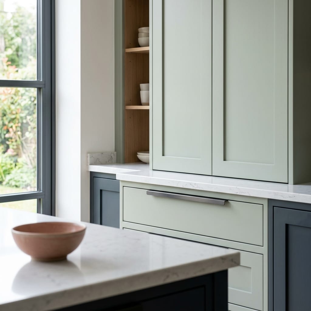 Mastercraft kitchen in Ilkeston, bespoke design, quality craftsmanship, installed by our own team