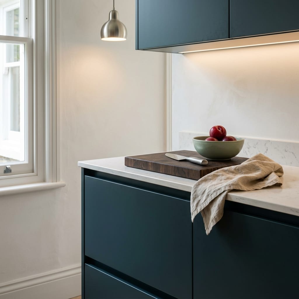 Mastercraft kitchen in Kingswood, bespoke design, quality craftsmanship, installed by our own team