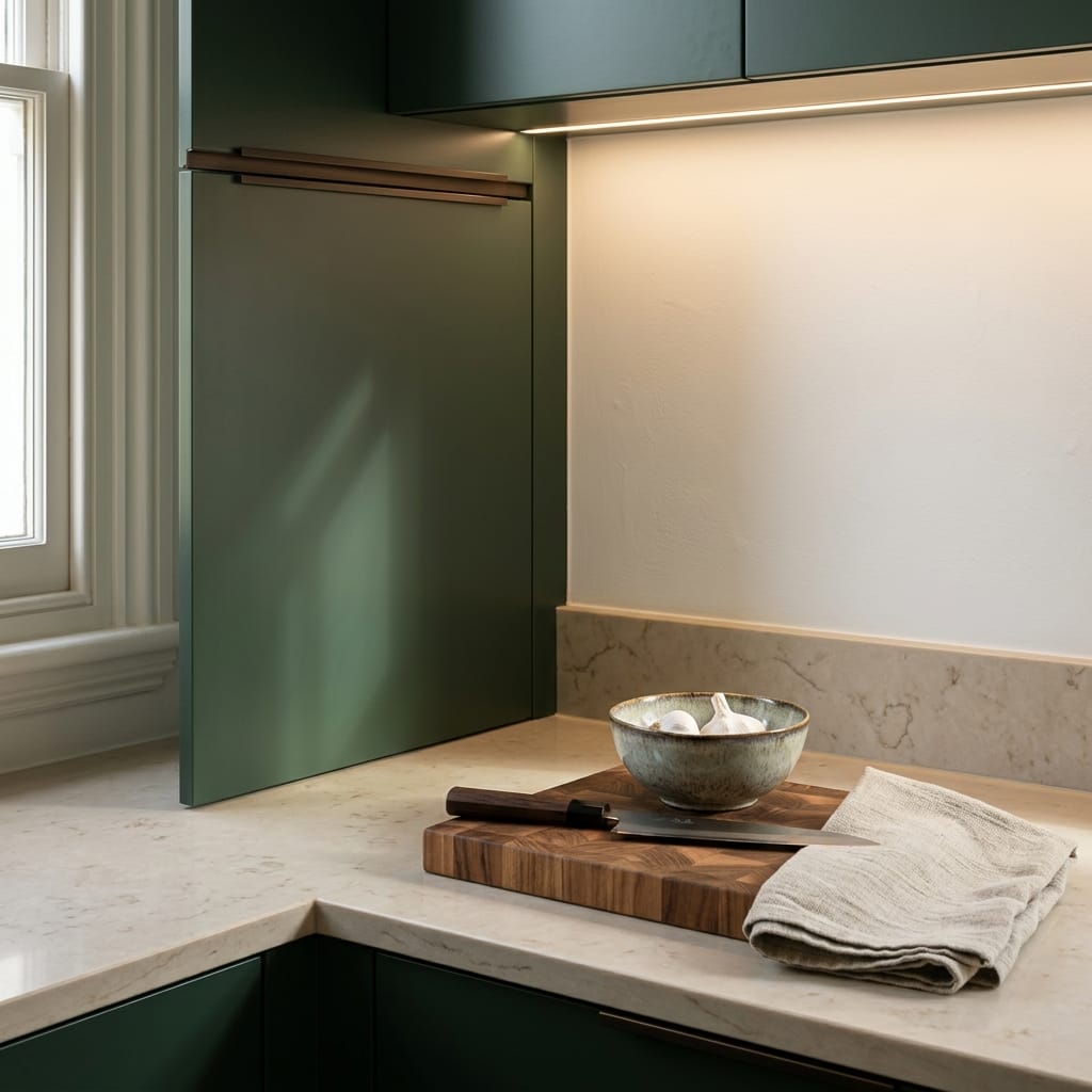 Mastercraft kitchen in Old Arley, bespoke design, quality craftsmanship, installed by our own team