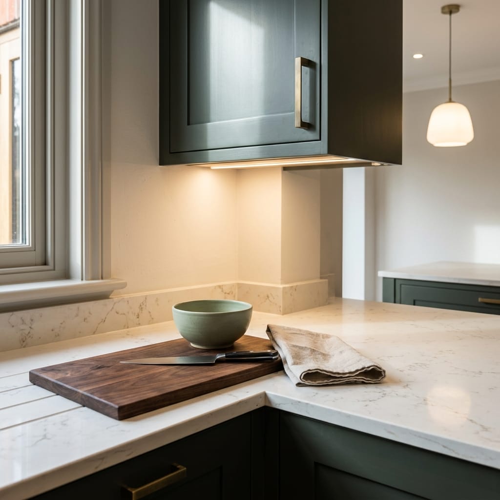 Mastercraft kitchen in Rugby, bespoke design, quality craftsmanship, installed by our own team